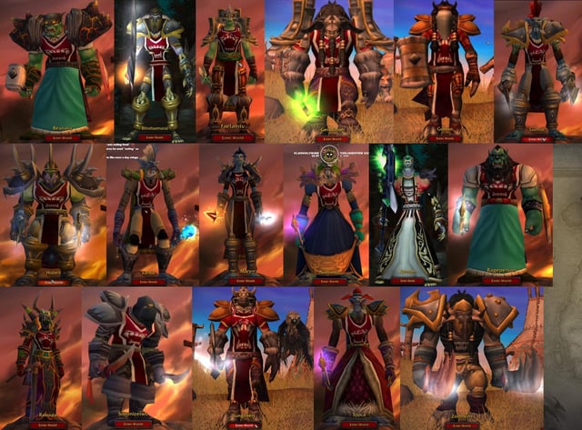 All of the 17 characters that fell in the BWL DC