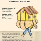 Ms. Rachel curated a New York exhibition, Colors That Survived, of artworks by children in Gaza. Proceeds from sales go to the young artists.