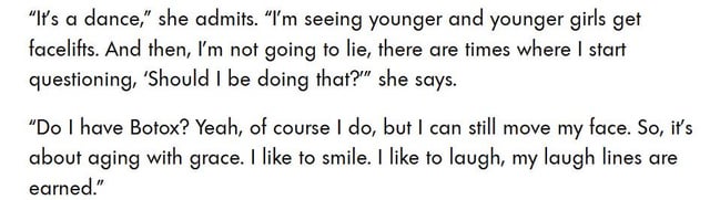 Sarah Michelle Gellar Talks ‘Aging with Grace’: “Do I have Botox? Yeah, of course I do, but I can still move my face. So, it's about aging with grace. I like to smile. I like to laugh, my laugh lines are earned.”