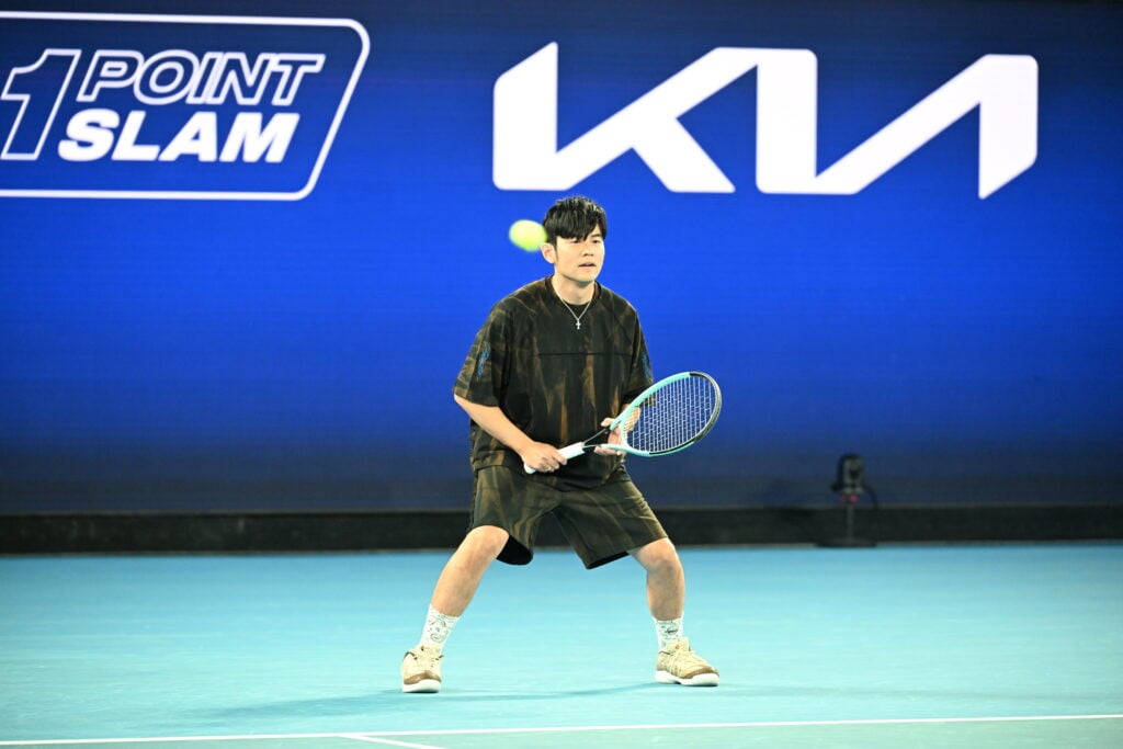 What happened when Jay Chou and Roger Federer met at the Australian Open